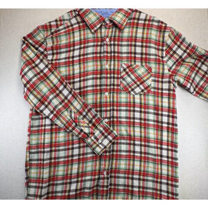 Bogari Shirt XL Red Men's Madras Plaid Flannel